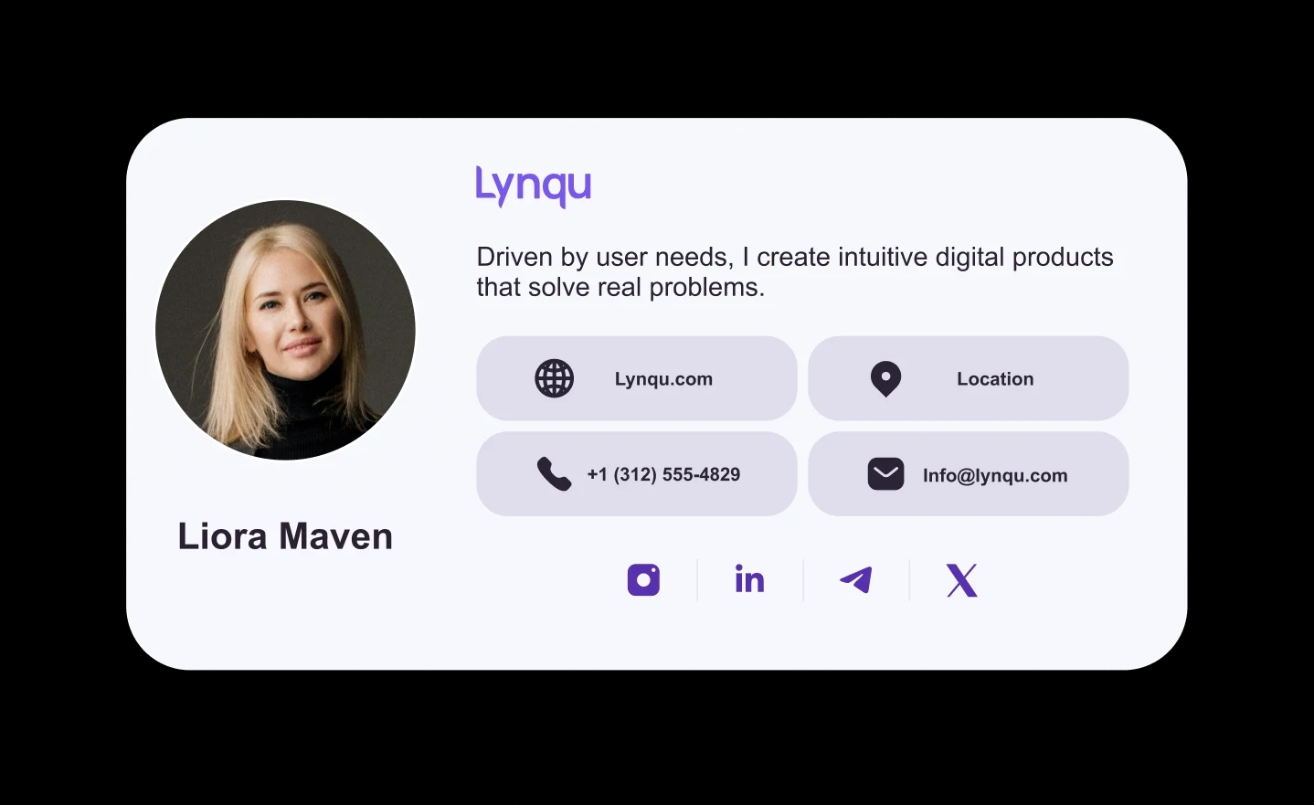 Digital Business Cards Phone Mockup