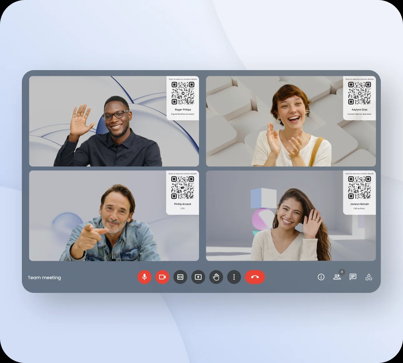 Brand your video calls