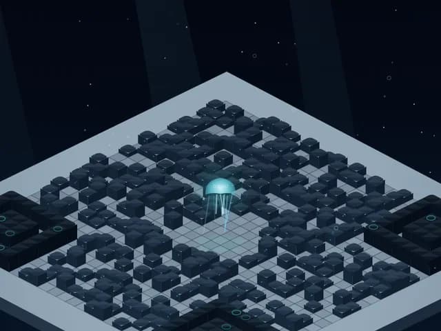 The Abyss world in the QR Worlds generator