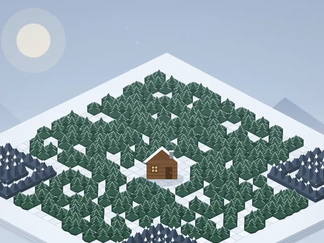 The Alpine world in the QR Worlds generator