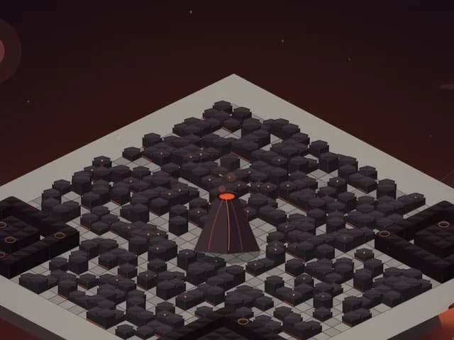 The Ember world in the QR Worlds generator