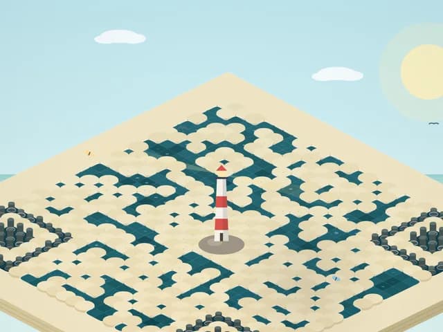 The Lagoon world in the QR Worlds generator