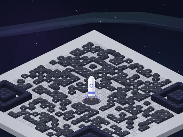 The Lunar world in the QR Worlds generator