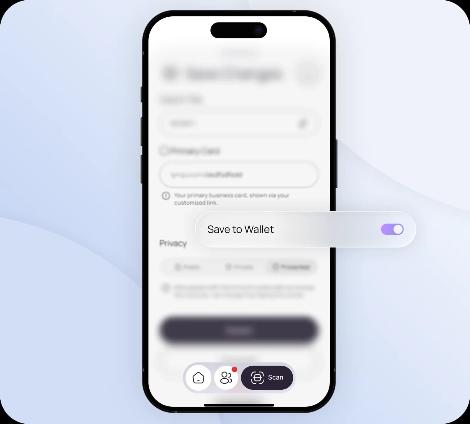 Enable instant access from your wallet