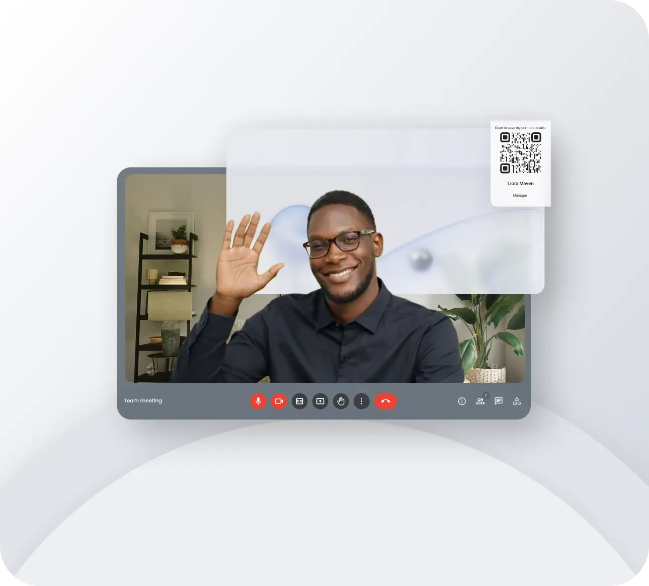 Use a Branded Virtual Background to Capture Leads